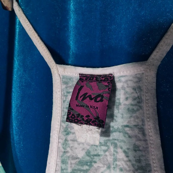 INA Aztec Tribal Print Racerback Tank Top - Picture 13 of 14